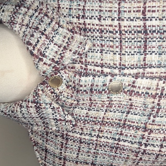 Scotch & Soda Glitter Tweed Dance All Night Over Sized Shirt Jacket SZ - Picture 9 of 16